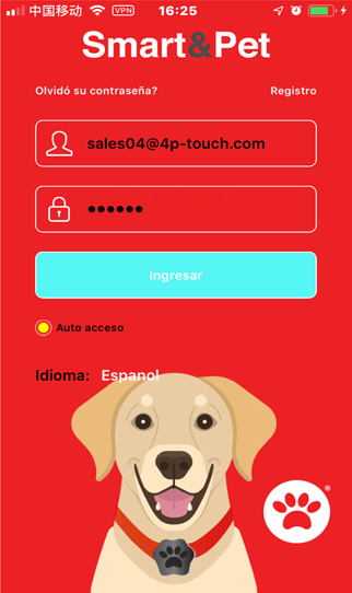aplicaci&oacute;n inteligente y para mascotas