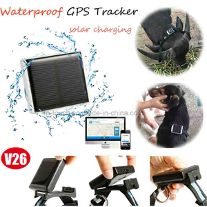Long Standby Solar Powered Pet GPS Tracker with Waterproof V26C