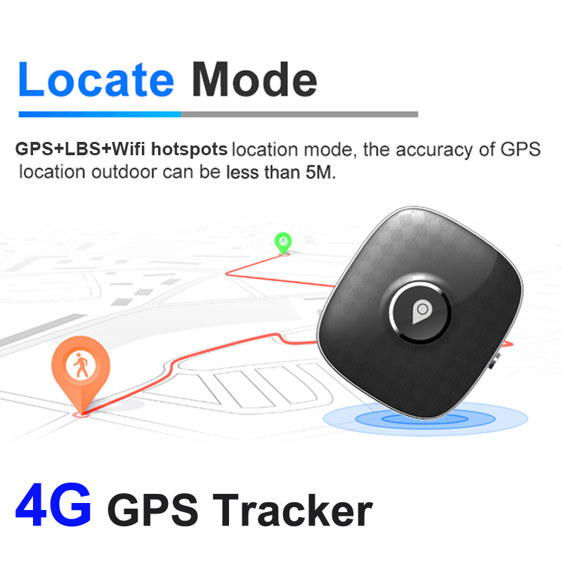 Newest 4G Waterproof IP67 tiny Personal Gadget Wearable GPS Tracker 