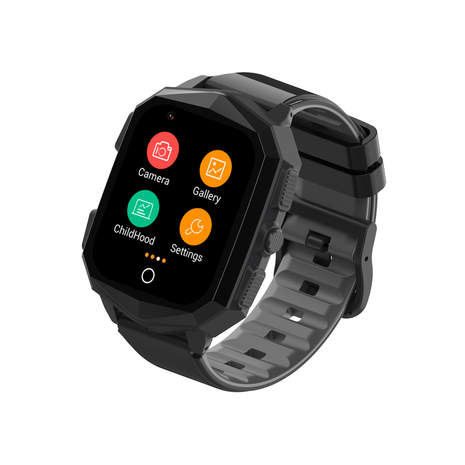 4G LTE IP67 waterproof Colorful Touch Screen Kids GPS Smart watch with History Tracking Free Global Video Call for students School boys Girls Y49