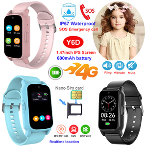 Orologio GPS per bambini con batteria lunga 4G Geo-fence Y6D