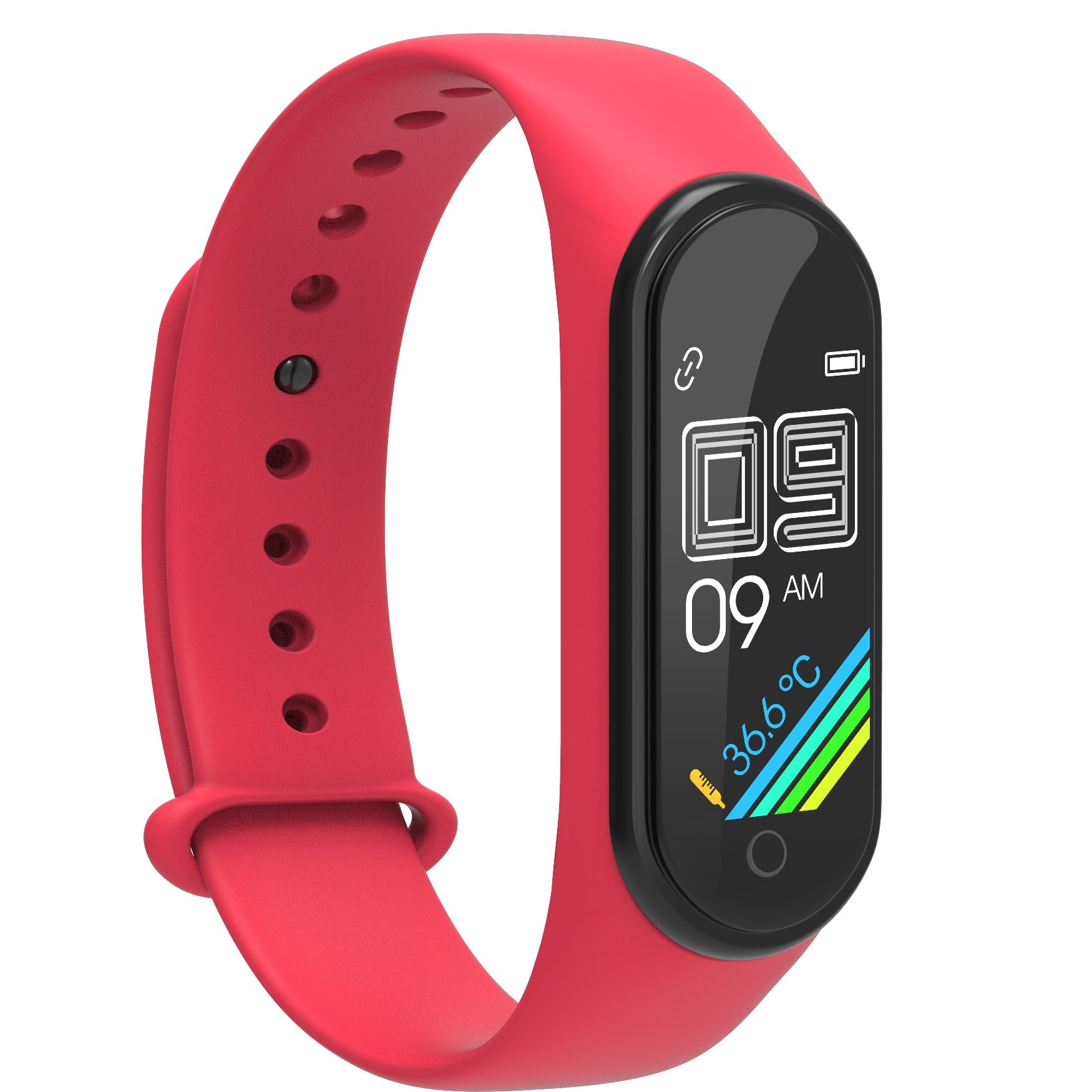 New IP67 Waterproof Body Temperature Smart Health Wristband with SPo2 