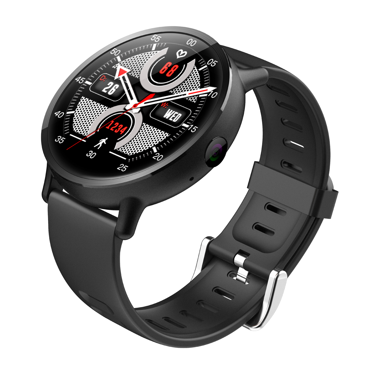 Hot Sales 4G LTE Heart Rate Monitor Android 7.1 GPS WiFi Smart Phone Watch with IP67 Waterproof Dm19