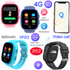 China manufacturer 4G Waterproof Android Kids GPS Tracker Smart Watch with Video Call Thermometer heart rate blood pressure D52