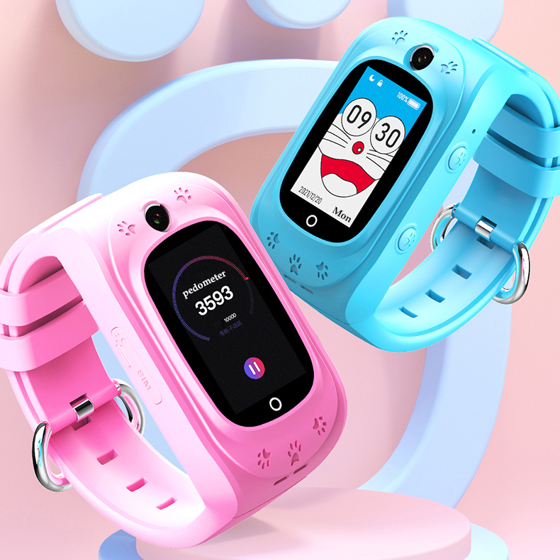 IP67 waterproof LTE kids safety GPS Tracker Watch for students 