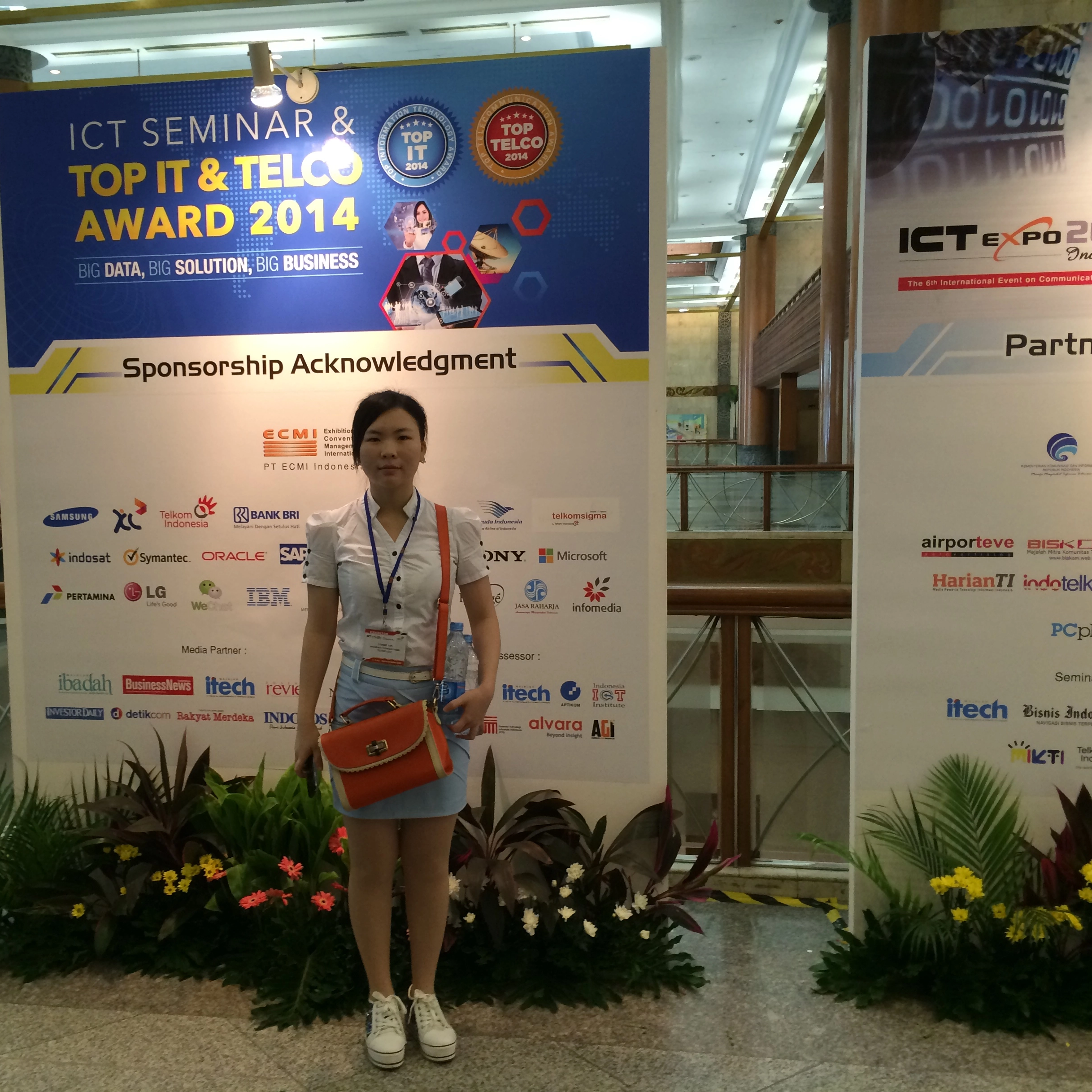 Participou do ICT EXPO 2014 Indonesia Jakarta Convention Center em maio de 2014