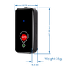 Mini ukryty lokalizator GPS z alarmem startu Y45