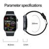 Montre intelligente Bluetooth pour soins de sant&eacute;, &eacute;tanche IP68, num&eacute;rique pour personnes &acirc;g&eacute;es, E585