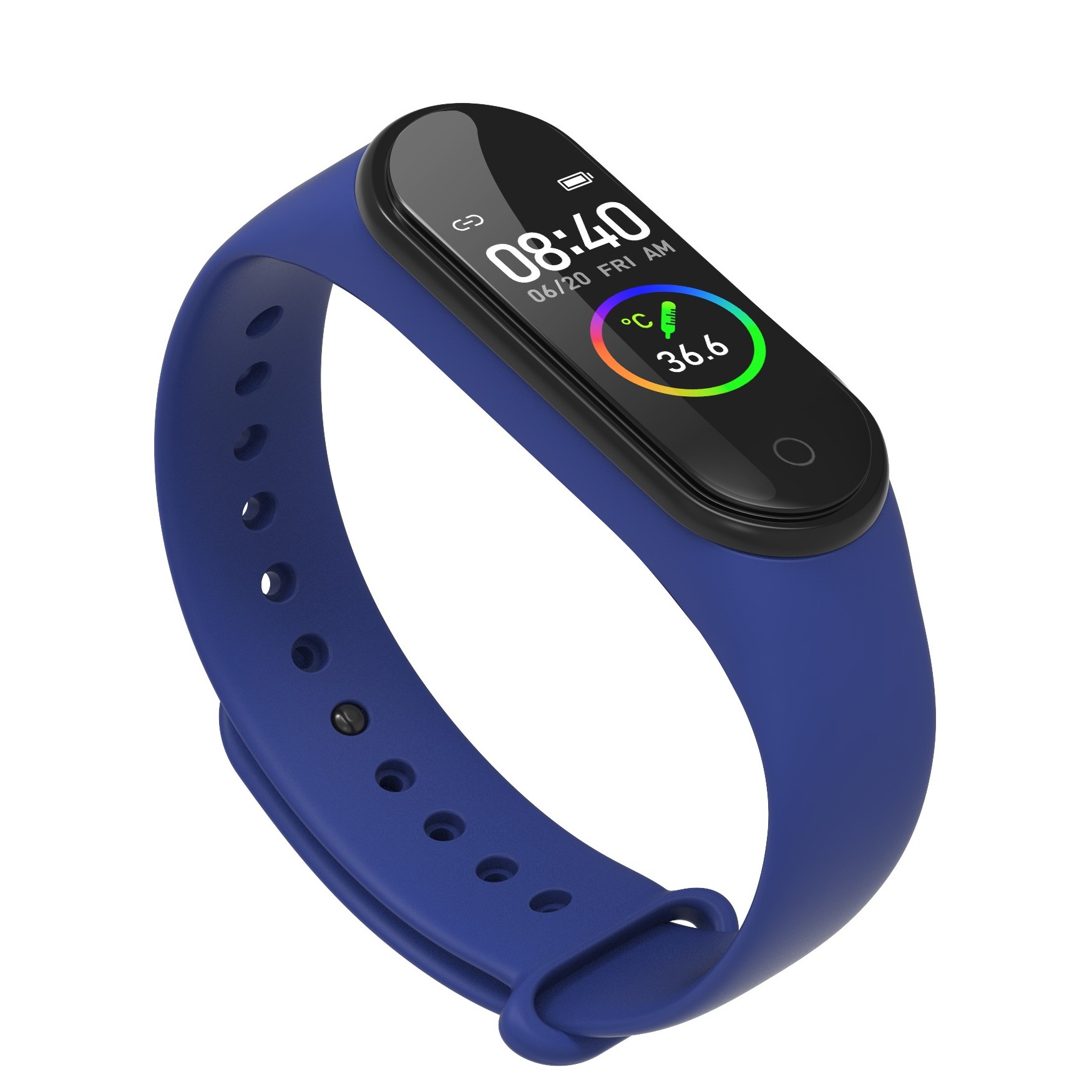 New IP67 Waterproof Body Temperature Smart Health Wristband with SPo2 