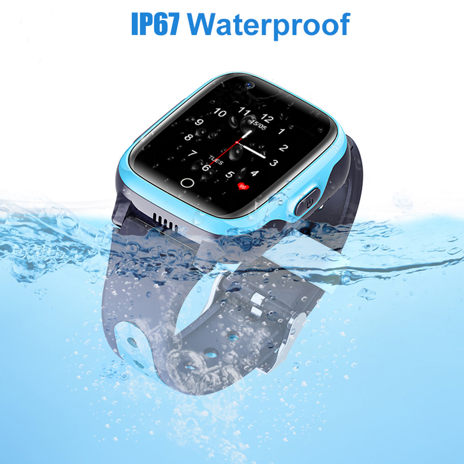Factory Supply 4G IP67 Waterproof Android WiFi Kids Baby Security Smart Watch Child Children GPS Tracker with Video Call D31
