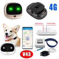 New 4G LTE Pets GPS Tracking Device with IP67 Waterproof for Dogs Safety Monitoring V43