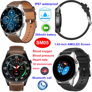 Inteligentny zegarek Bluetooth z zaporą zegarkową HR BP SPO2 Chat GPT SM05