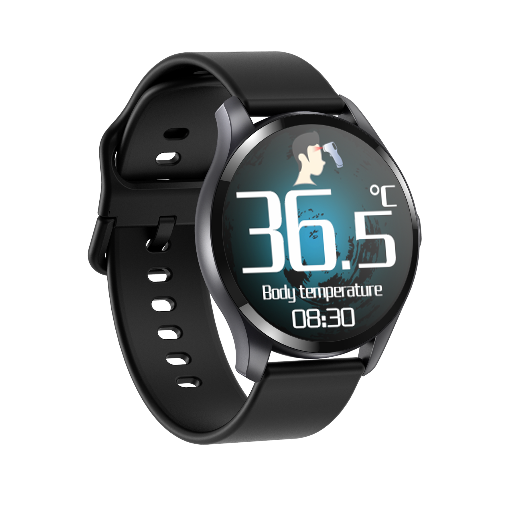 Fashion Precise Heart Rate Monitoring Smart Sport Watch with Thermometer