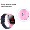 China Factory Supply 4G Body Temperature Watch Geo-fence Smart Kids GPS Tracker with IP67 Waterproof Thermometer D51