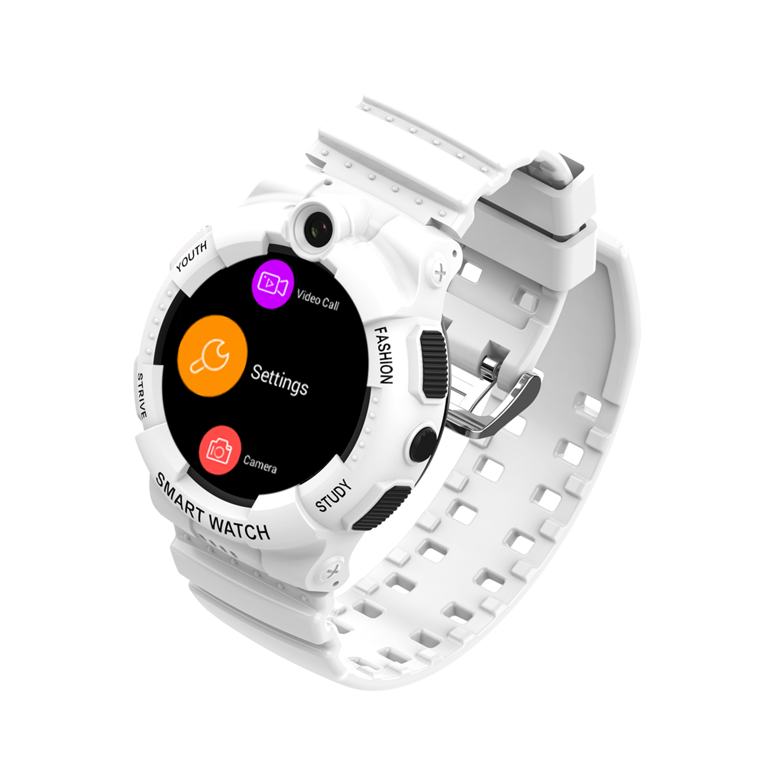 4G IP67 Waterproof Accurate Location Smart Safety GPS Tracker Watch for Kids with Real-Time Global Free video Call D48P