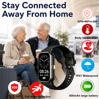 Lokalizator GPS 4G z monitorowaniem HR BP SP02 dla opieki zdrowotnej dla dorosłych 