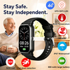 Traceur GPS 4G avec surveillance HR BP SP02 pour les soins de sant&eacute; des adultes 
