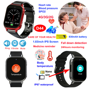 Reloj de seguimiento para ancianos resistente al agua IP67 4G con detecci&oacute;n de ca&iacute;das