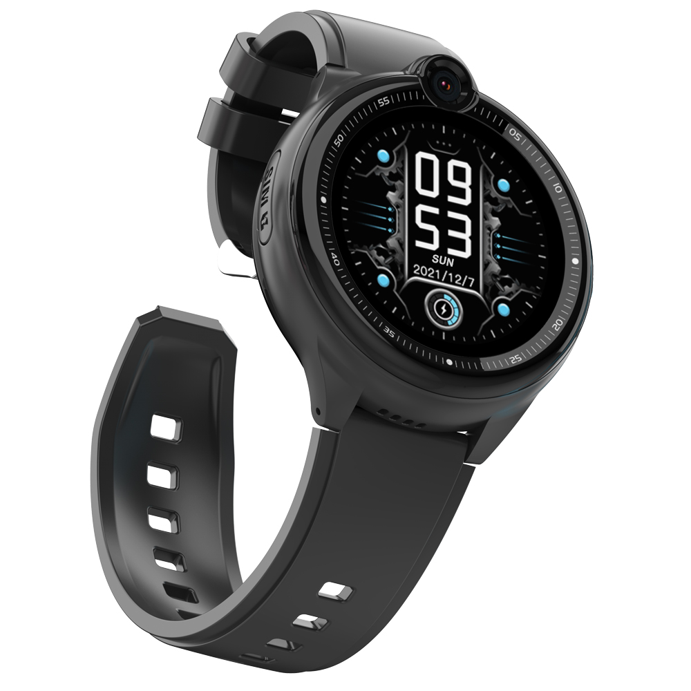 Fashion LTE Waterproof Round Screen WiFi LBS Smart Watch GPS Tracker 