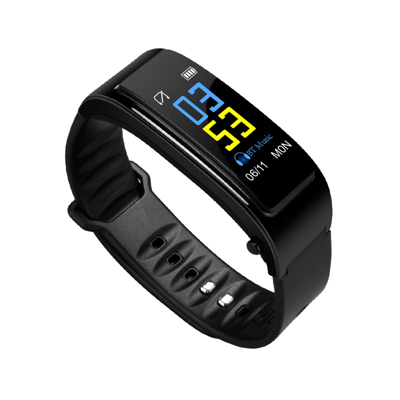 0.96 OLED Screen Sports Monitoring Smart Wrist Watch with Heart Rate