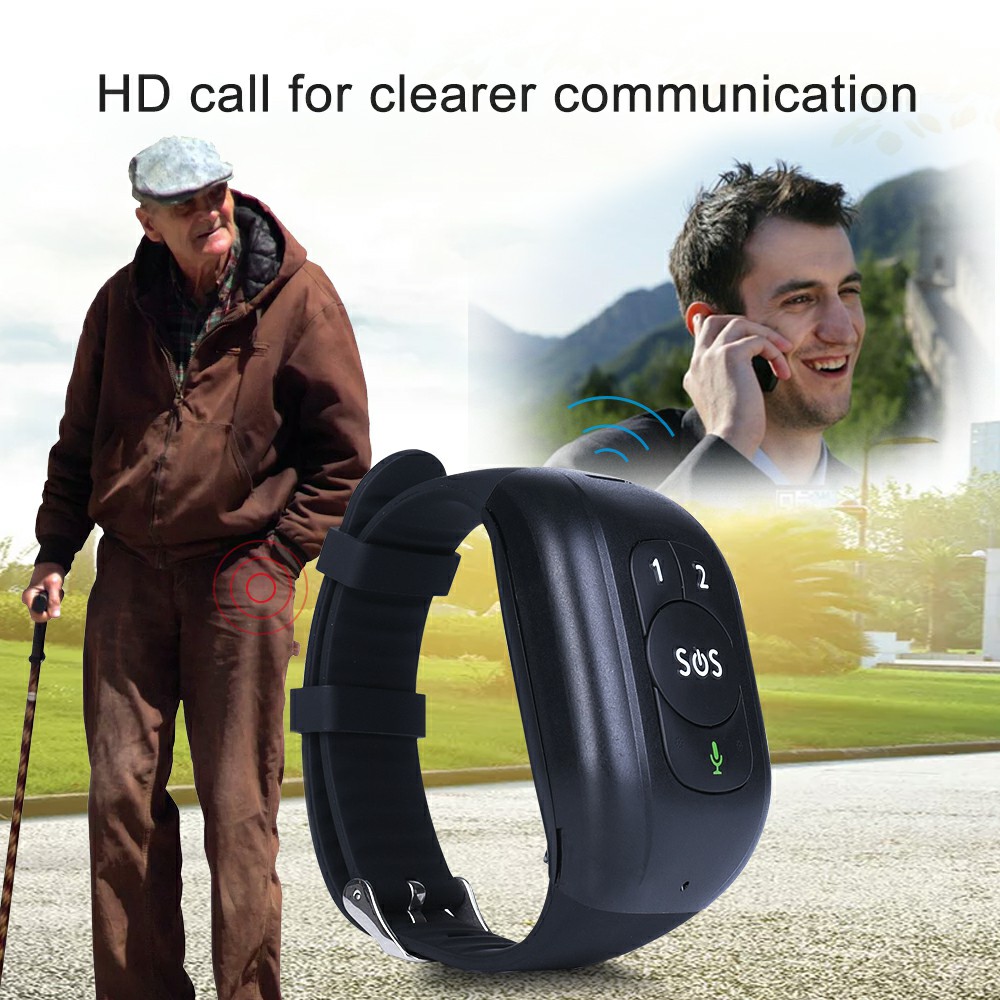 New Developed 4G thermometer waterproof Senior/Elderly GPS Tracker bracelet with Fall alarm Heart rate and Blood pressure Y6T