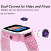New developed Touch Screen dual Camera Smart Kids Games Watch with MP3 Music Play torchlight video recording D24