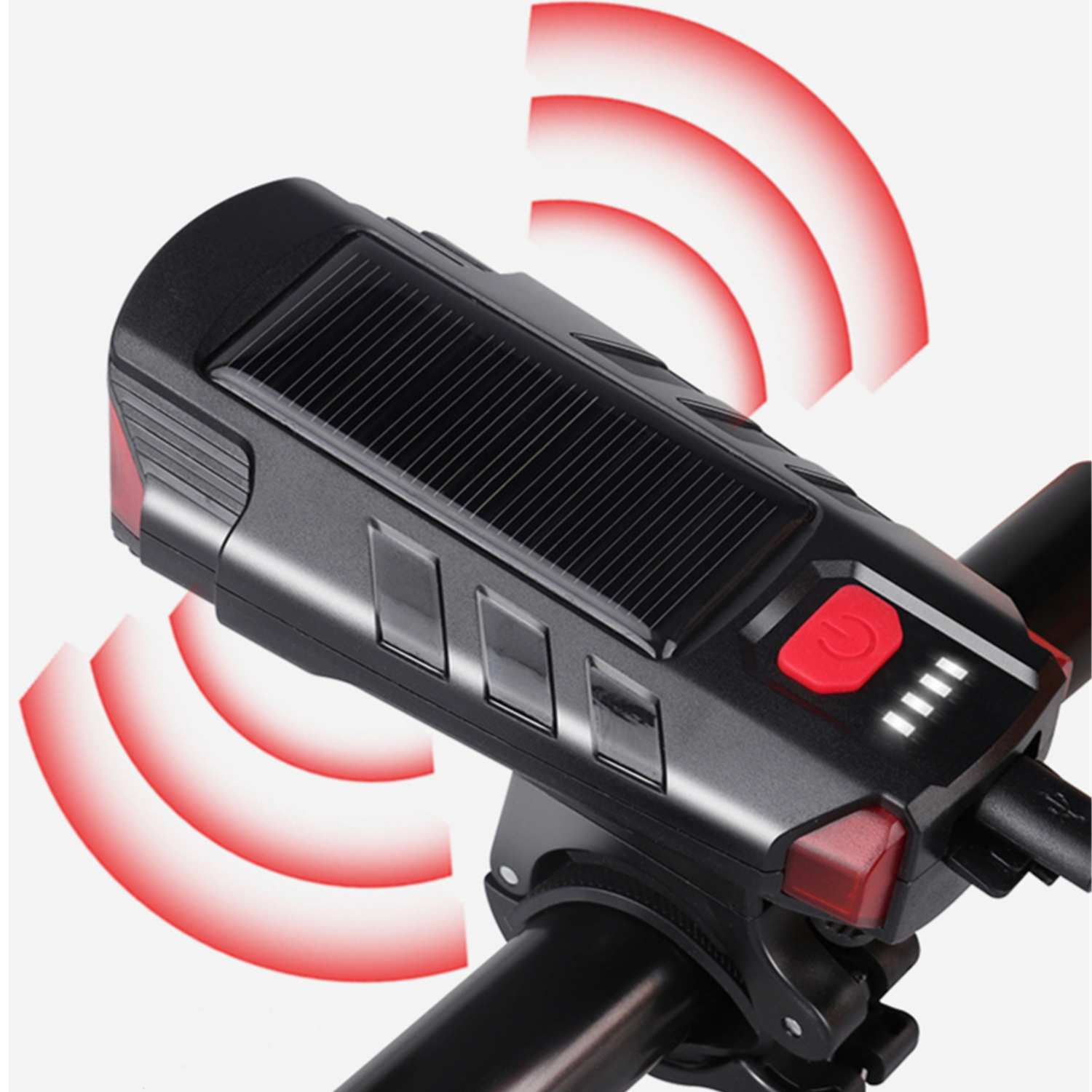 GSM Waterproof Solar charging Bike Bicycle GPS Tracker with Torchlight T808