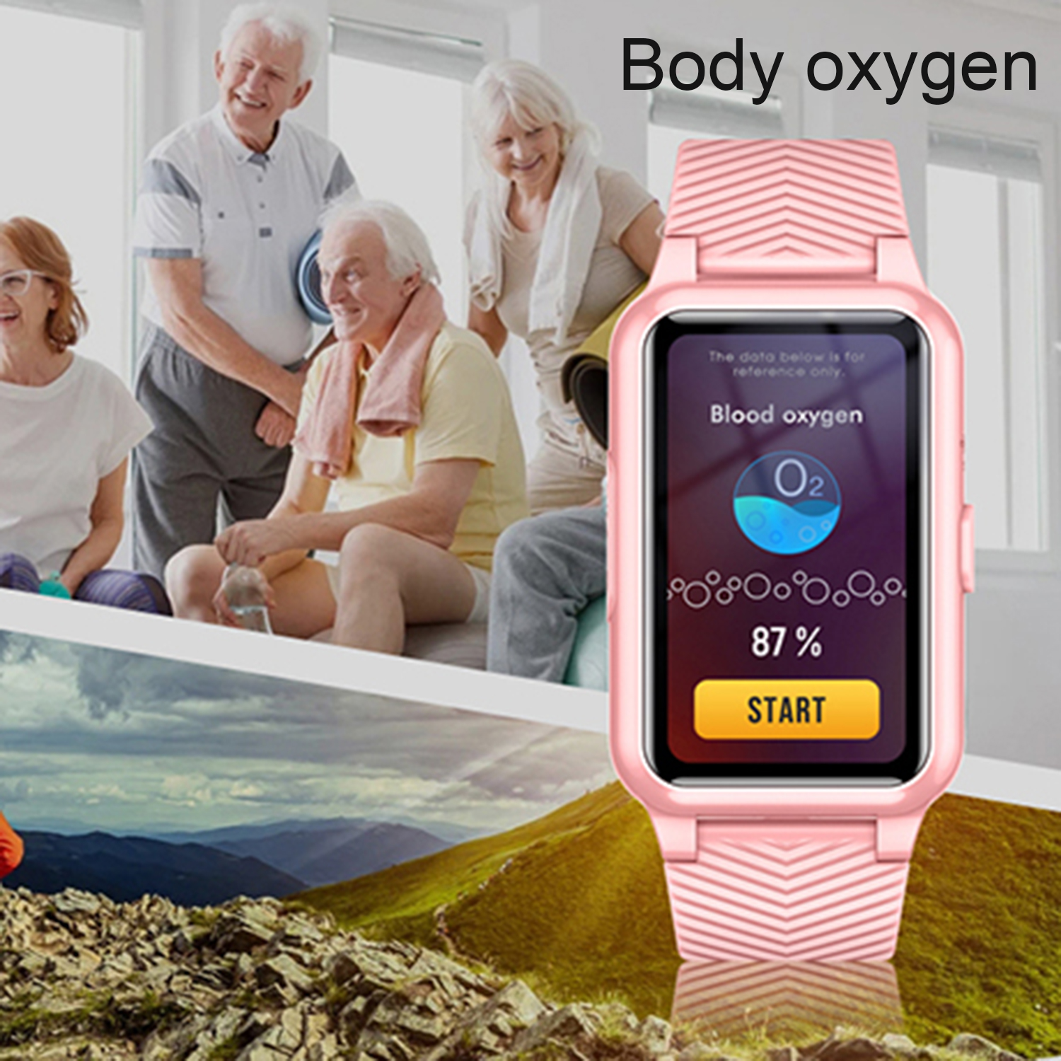 2022 New Design 4G Elderly GPS Tracker Watch with Body Temperature 