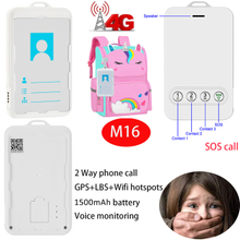 New design 4G ID Card GPS tracking device M16