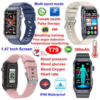 Bracelet mobile &eacute;tanche IP68 avec surveillance HR et SPO2 T79