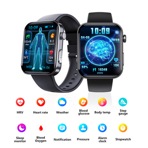 Reloj inteligente con monitorizaci&oacute;n de ox&iacute;geno en sangre ECG de &aacute;cido &uacute;rico 