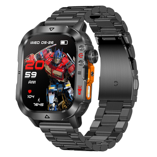 Montre connect&eacute;e ST45 en Silicone, &eacute;tanche, longue batterie, haute qualit&eacute;, mode