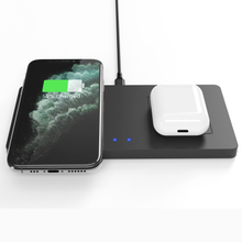 China Factory Amazon New Product Portable Mobile Phone 2 in 1 Wireless Charger Station WP01
