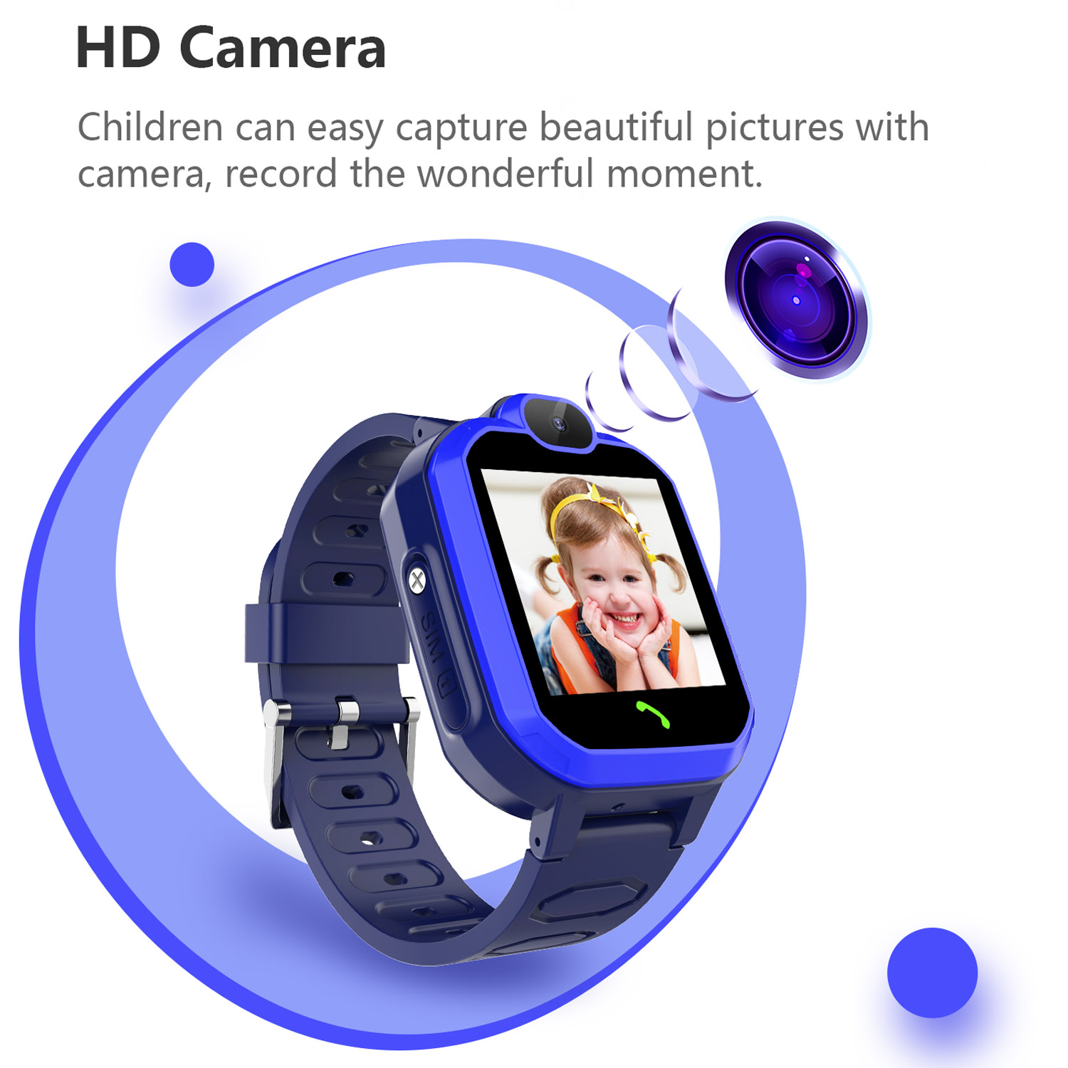 Children Baby Kids Game Smart Watch With 8 Games Camera Music Player D21