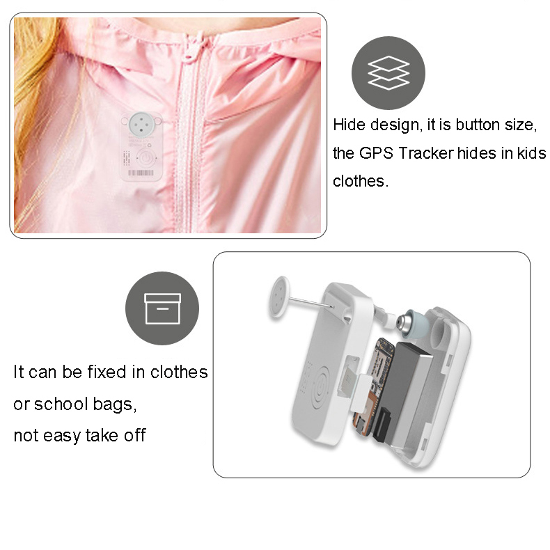4G Mini GPS Tracking Device with Sos Button for Personal Security A43