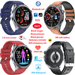 Reloj inteligente bluetooth electr&oacute;nico resistente al agua IP68 para monitoreo de salud E472