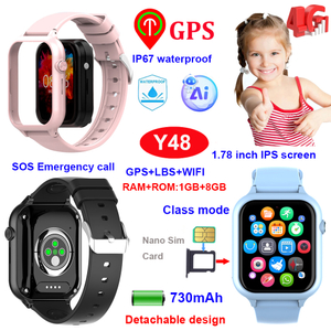 Reloj rastreador GPS para ni&ntilde;os 4G con monitoreo de salud Y48