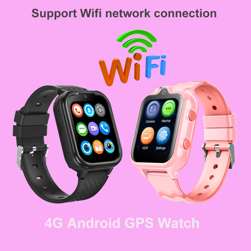 Orologio GPS Android 4G disponibile per la connessione manuale alla rete WIFI 