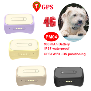 Mini rastreador GPS impermeable para mascotas 4G IP67 con Geo-cerca PM04