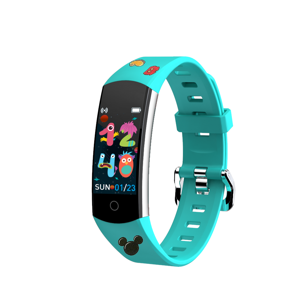 2022 IP67 Waterproof Heart Rate Bpm SpO2 Kids Smart Bracelet with Thermometer C07q