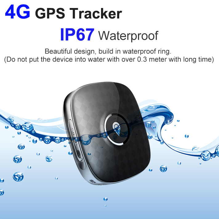 Newest Waterproof 4G Mini Safety Pets GPS Tracker with Geo-fence 