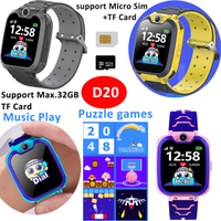 New Cheap Smart Watch Sos Kids Game Watch with Camera Music Smartwatch for Children D20
