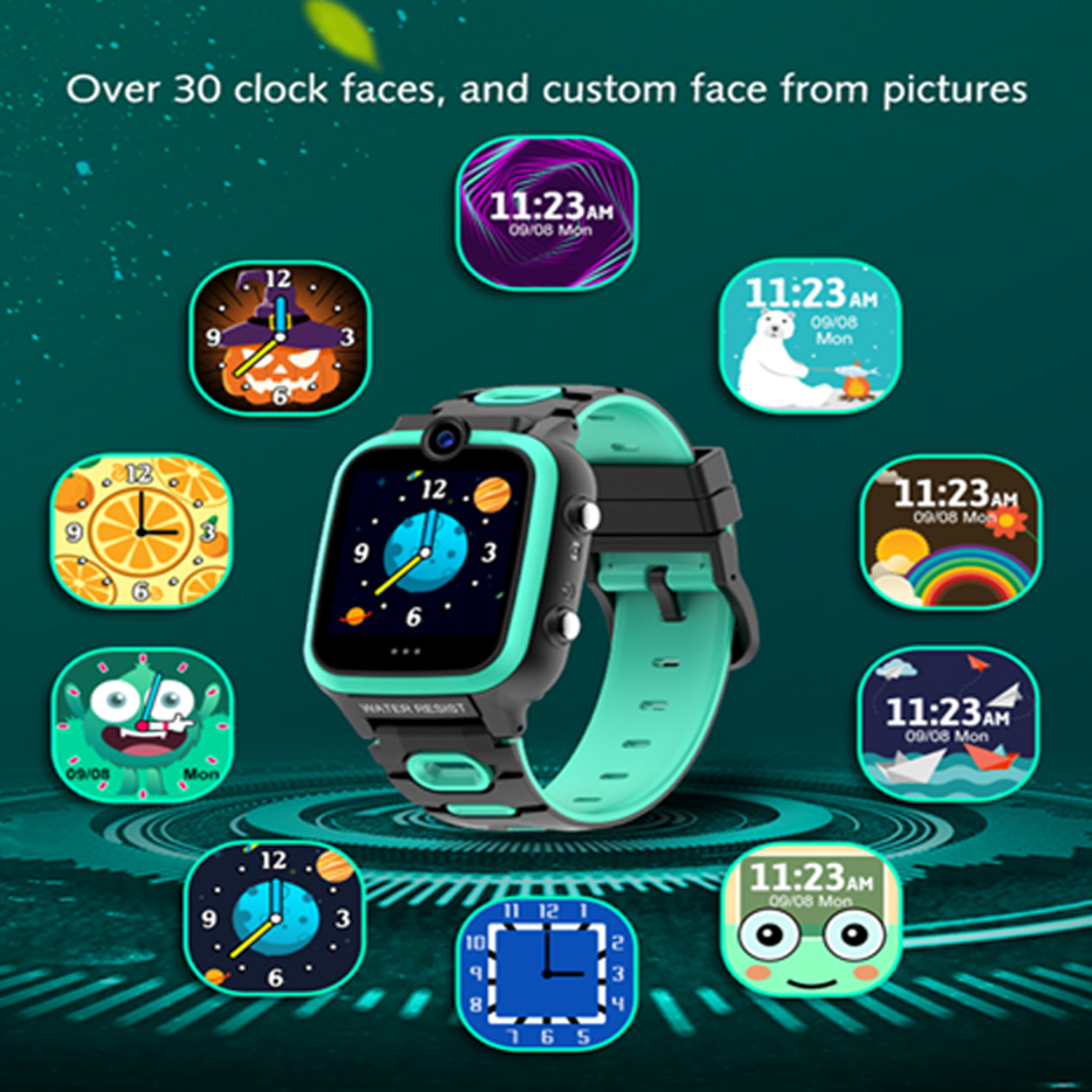 Amazon 2022 Hot Selling Children Smart Watch with 7 Games and Music Play D23