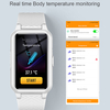 2022 new tiny design Senior fitness Kids Elderly GPS Tracker Watch with body temperature and heart rate blood pressure blood oxygen Y46