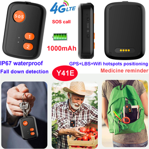 Wodoodporny mini tracker GPS 4G z funkcją wykrywania upadku Y41E