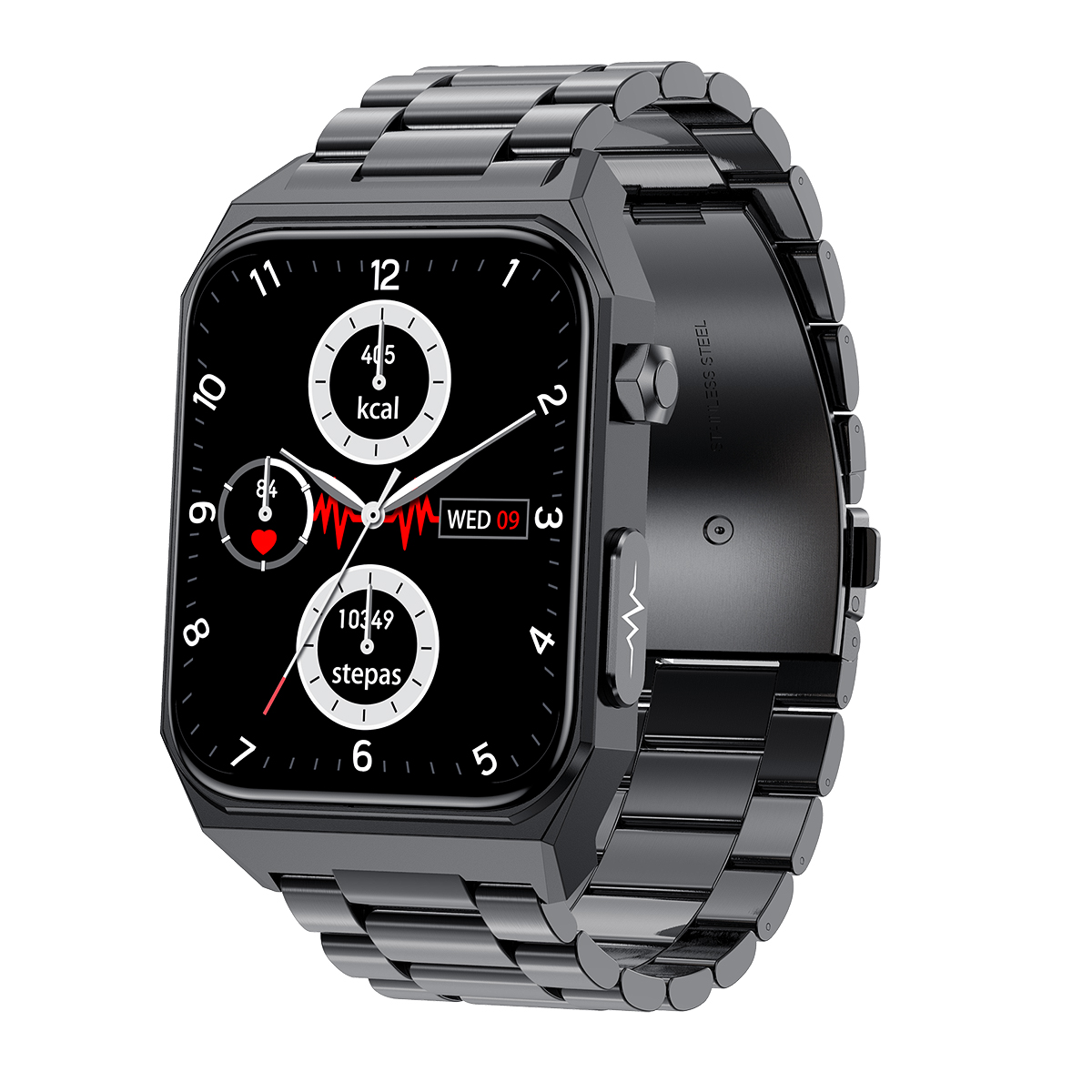 New Design Promotion Gift Smart Watch with ECG HR BP for Senior Fitness Moitoring E530