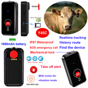 Мини-GPS-трекер для скота 4G с оповещениями о геозоне Y45C