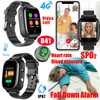 Latest 4G Video call IP67 Waterproof Thermometer Smart Watch GPS Tracker with Fall Down Alarm Alert D41