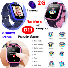 2021 Children Baby Kids Game Smart Watch With 8 Games Camera Music Player D21